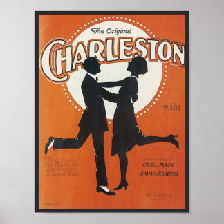 Affiches La couverture Vintage du livre de chansons Charles