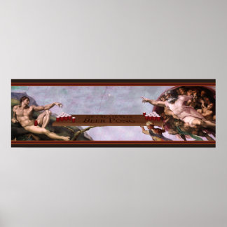 Affiches La création de la bière Pong