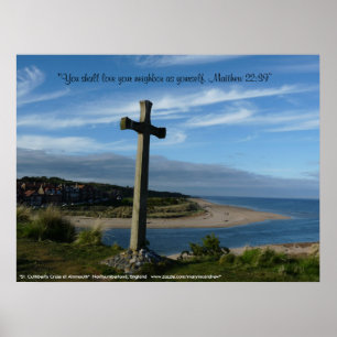 Affiches La croix de St Cuthbert, Alnmouth le