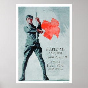 Affiches La Croix-Rouge m'a aidé (US00036)