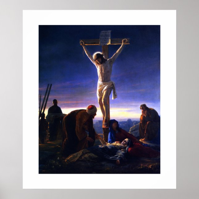Affiches La Crucifixion de Jésus par Carl Bloch. Art (Devant)