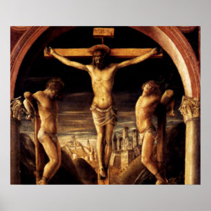 Affiches La Crucifixion de Jésus par Vincenzo Foppa - 1456