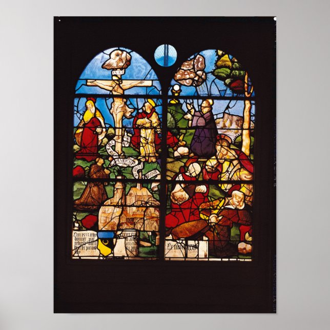 Affiches La Crucifixion et le Mont des Oliviers, 1533 (Devant)