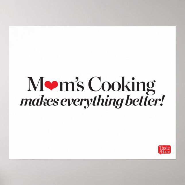 Affiches La Cuisine de maman rend tout mieux (Devant)
