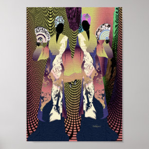 Affiches La dame créole haïtienne