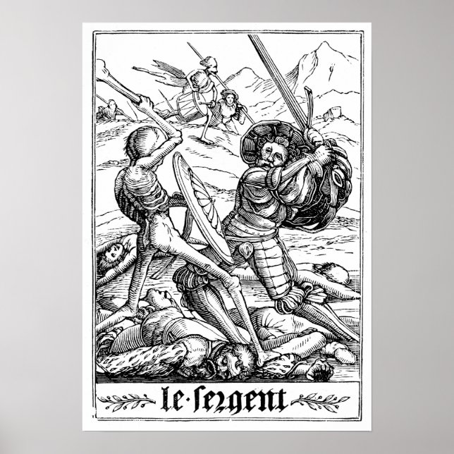 Affiches La danse de la mort - Le soldat (Devant)
