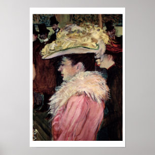 Affiches La danse du fard à joues : détail d'un elegan