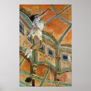 Affiches La de Mlle La d'Edgar Degas   chez le Cirque