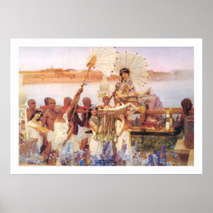 Affiches La découverte de Moïse, sir Lawrence Alma-Tadema