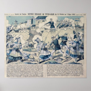 Affiches La défense de Tuyen Quang, le 14 février 1885