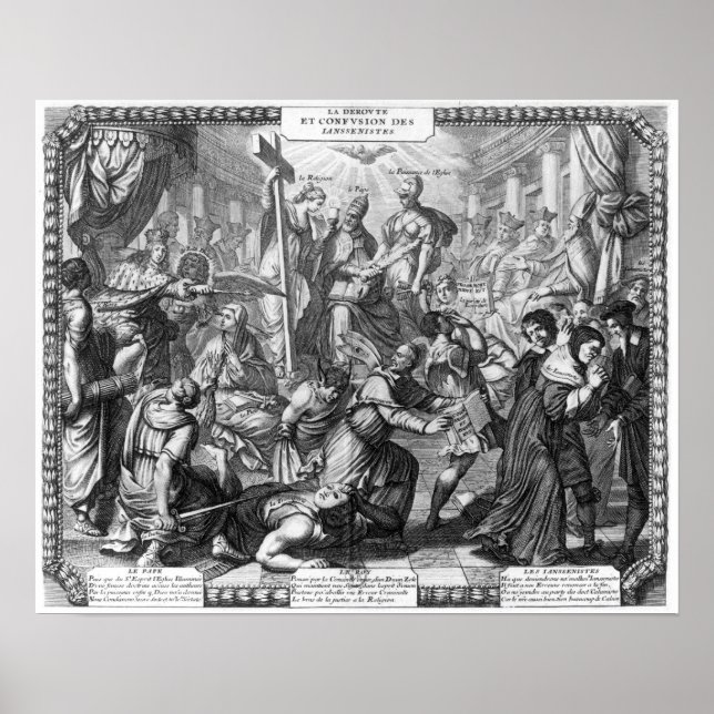 Affiches La déroute et la confusion des jansénistes (Devant)