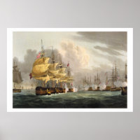La destruction de la flotte danoise avant Copenhag