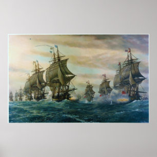 Affiches La deuxième bataille des caps de la Virginie