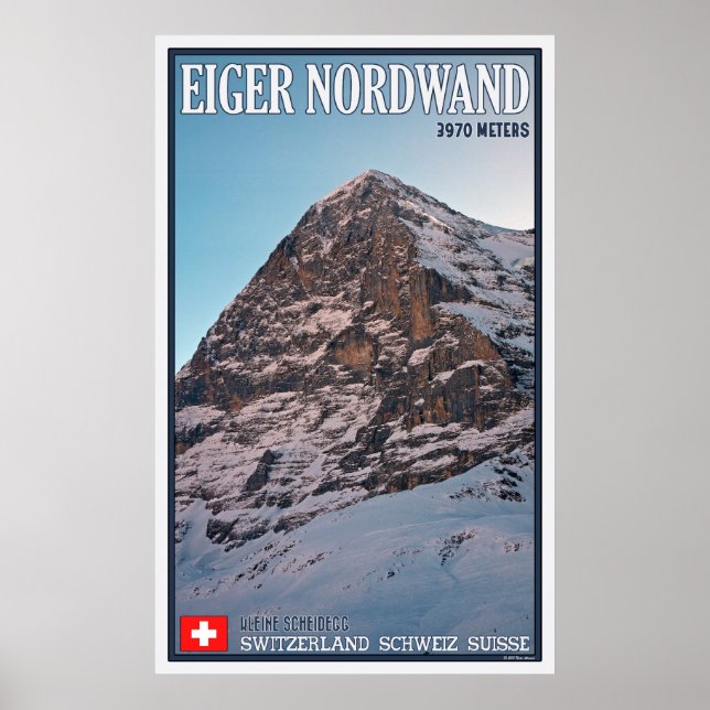 Affiches La face nord de l'Eiger (Devant)