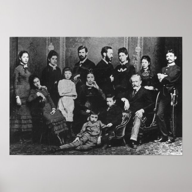 Affiches La famille Freud, vers 1876 (Devant)