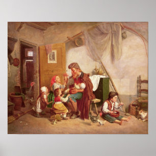 Affiches La famille veuve, 19ème siècle
