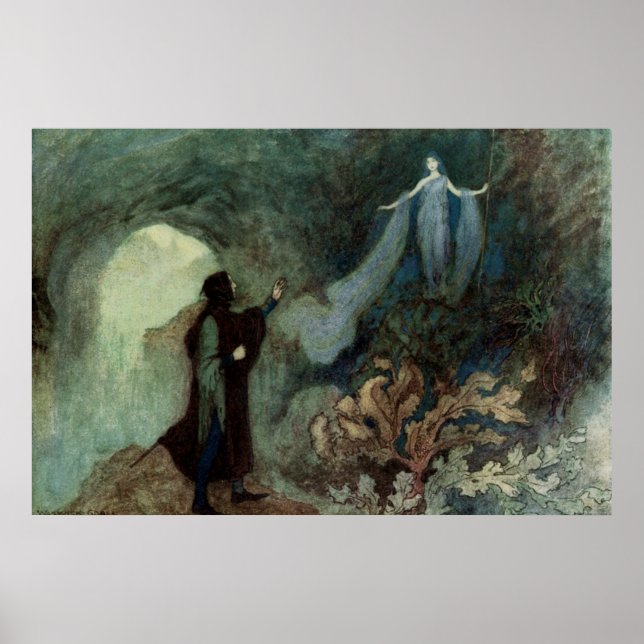 Affiches La fée apparait au prince (Devant)