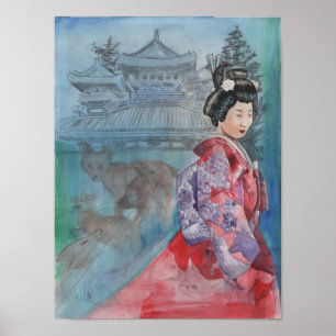 Affiches La Femme Fox par Portia St Luke