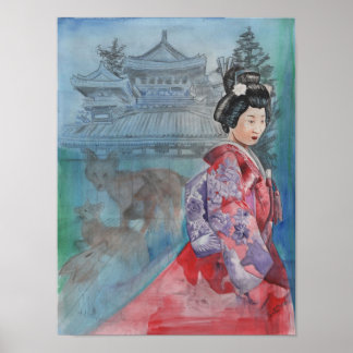 Affiches La Femme Fox par Portia St Luke