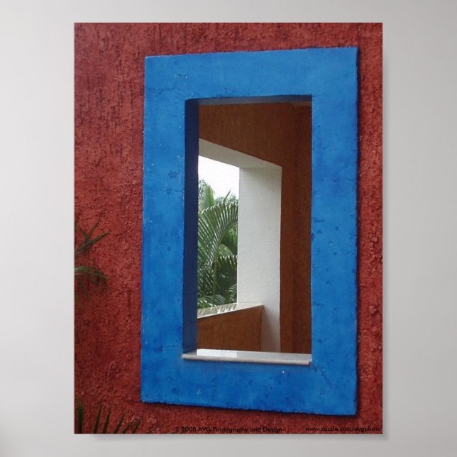 Affiches La fenêtre de Riviera Maya, Mexique (Devant)