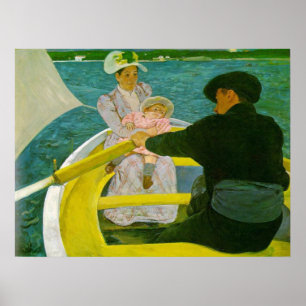 Affiches La fête nautique, Mary Cassatt