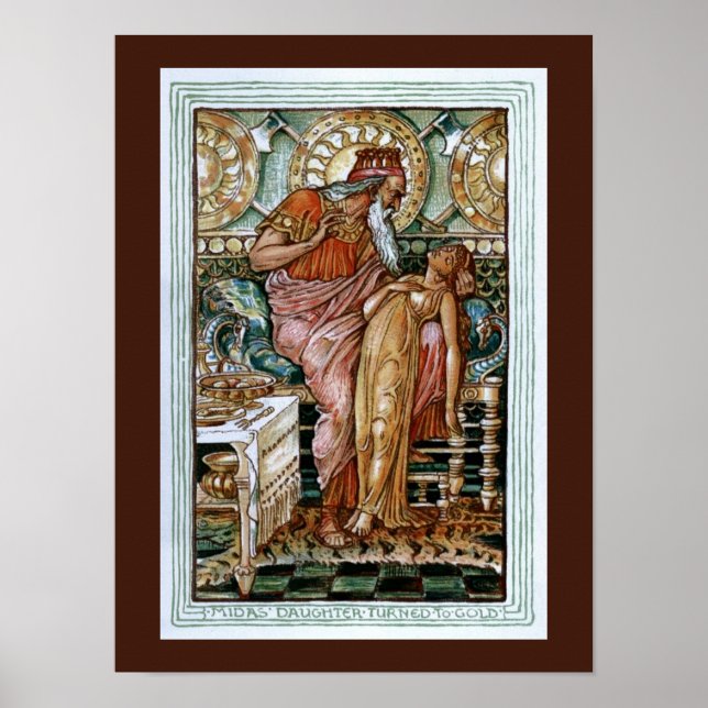 Affiches La fille de Midas s'est transformée en or (Devant)