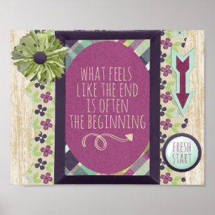 Affiches La Fin Est Souvent L'Affiche De Début