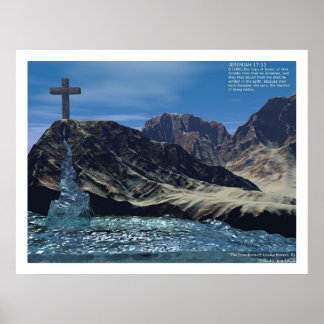 Affiches La Fontaine Des Eaux Vivantes