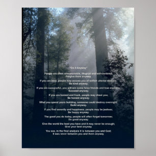 Affiches La forêt et le Sun le font de toute façon