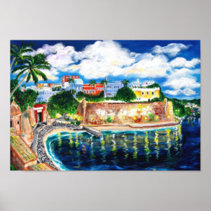 Affiches La Fortaleza, San Juan, Porto Rico