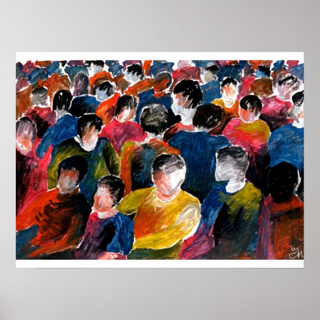 Affiches La foule (Devant)