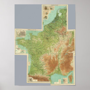 Affiches La France composée, Belgique, Hollande