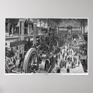 Affiches La galerie française de machines électriques