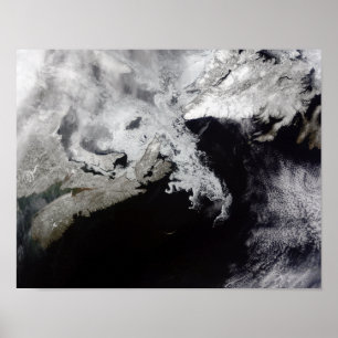 Affiches La glace de mer remplit Golfe de St Lawrence