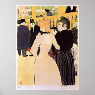 Affiches la Goulue et sa soeur par Toulouse-Lautrec