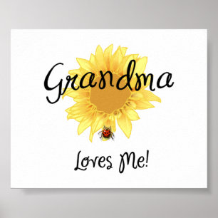 Affiches La grand-maman m'aime