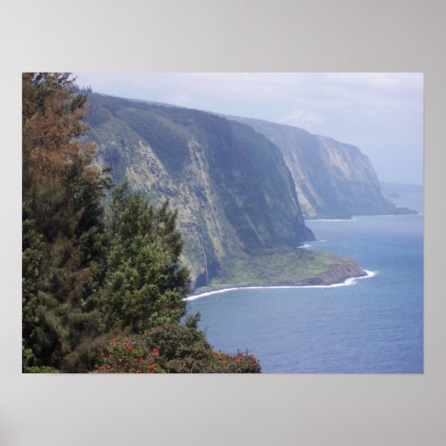 Affiches La Grande Île - Hawaii (Devant)