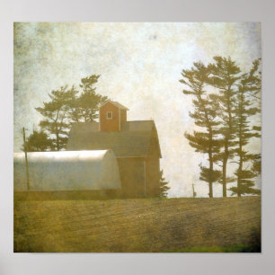 Affiches La grange rouge