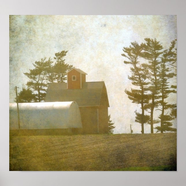 Affiches La grange rouge (Devant)