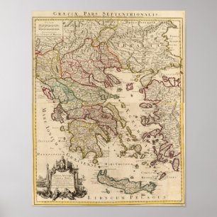 Affiches La Grèce et le Macédoine
