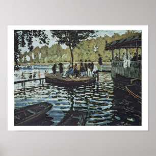 Affiches La Grenouillere de Claude Monet  