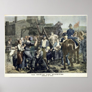 Affiches La grève des mineurs à Carmaux