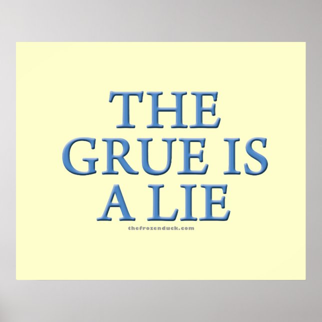 Affiches La grue est un mensonge (Devant)