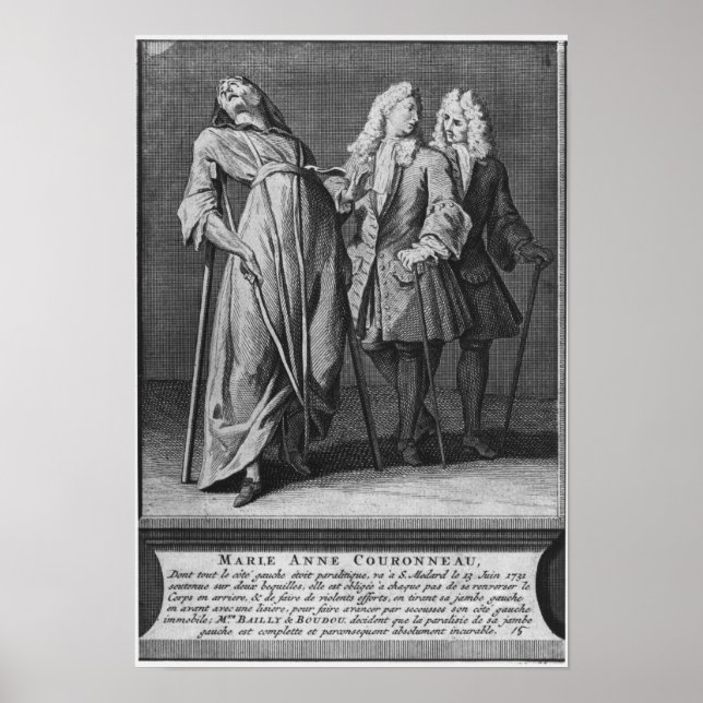 Affiches La guérison miraculeuse d'un paralytique (Devant)