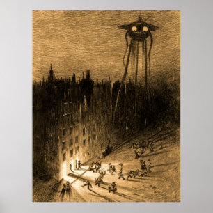 Affiches La Guerre Des Mondes La Foule Écoulée