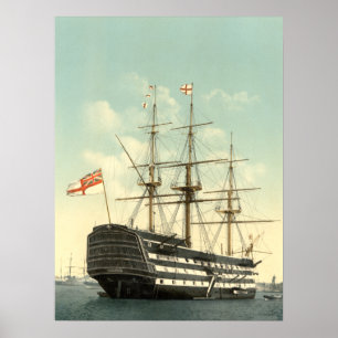 Affiches La HMS Victory du Nelson