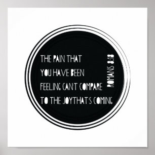 Affiches La Joie qui vient Romains 8:18