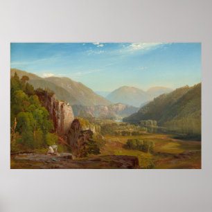 Affiches La Juniata River, Pennsylvanie par Thomas Moran