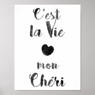 Affiches La La de C'est luttent lundi Chéri