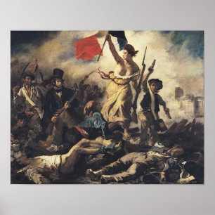 Affiches La liberté à la tête du peuple